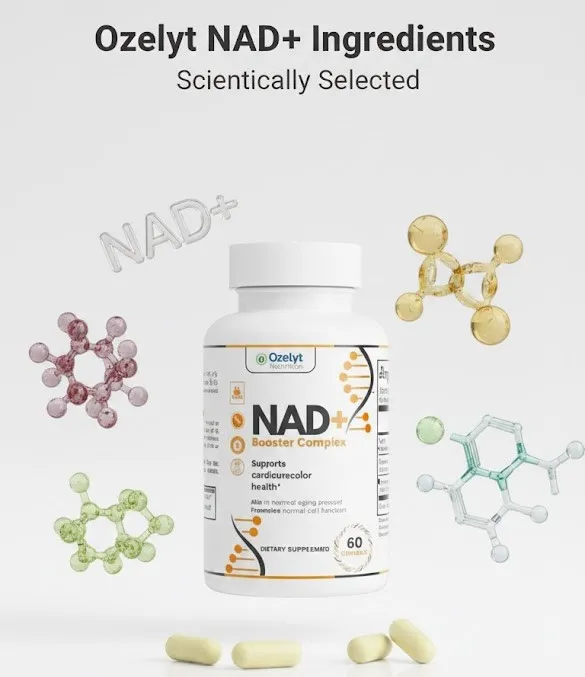 Ozelyt NAD+ Ingredients  scientically SelectedNutrition.